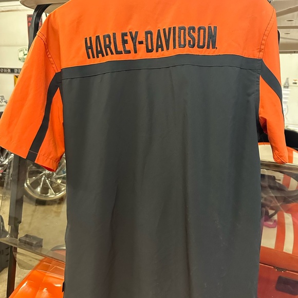Harley Davidson button down shirt - Picture 2 of 5